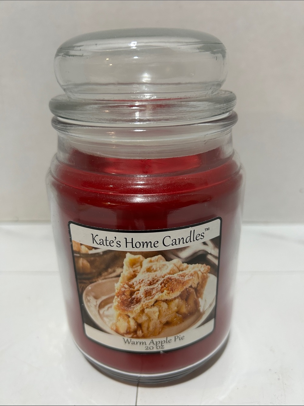 NWOT 20 oz Warm Apple Pie Jar Candle
